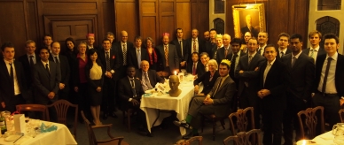 Control group dinner, Cambridge, 2014.