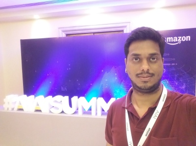 At Amazon India Artificial Intelligence (AIAI) Summit 2017, Bangalore.