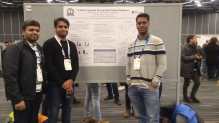 With Madhav and Pratik at our poster at NeurIPS 2018.